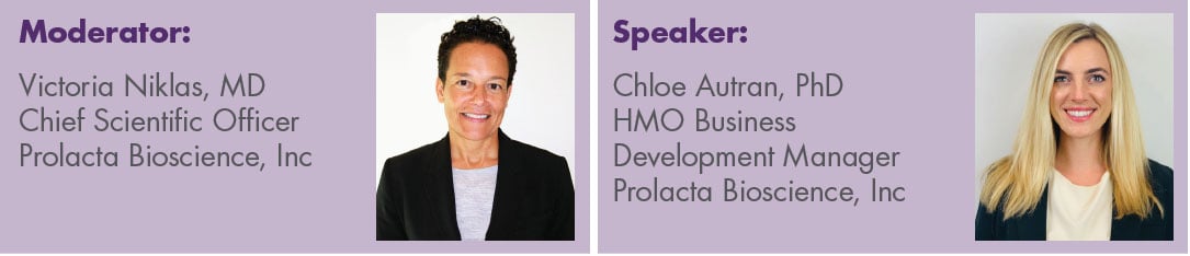 Moderator Dr. Victoria Niklas and Speaker Dr. Chloe Autran will be presenting on HMO